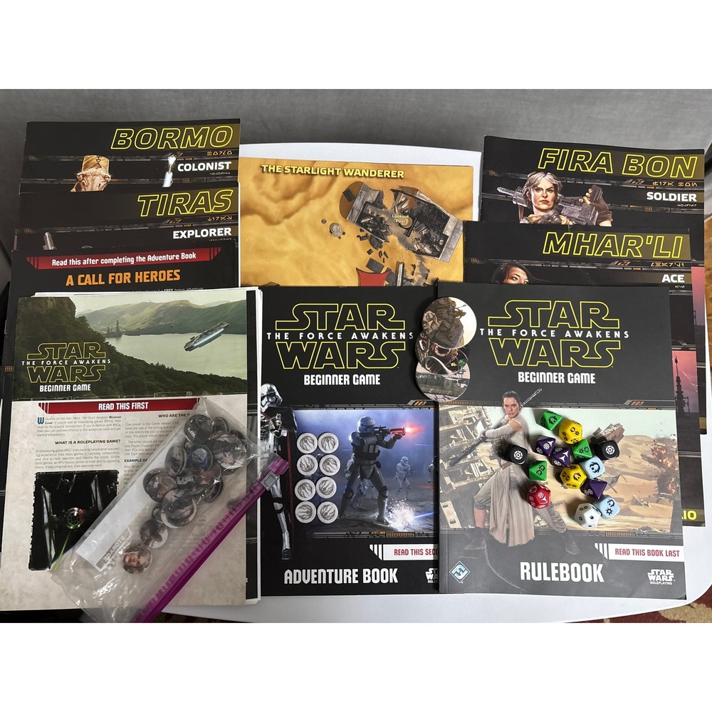 Star Wars The Force Awakens Beginner RPG Role Playing Game Fantasy Flight Games